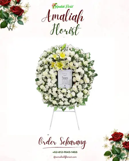 Krans Bunga Duka Kendayakan